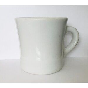 Early Shenango China White Coffee Mug Restaurant Ware Hotel Diner Vintage